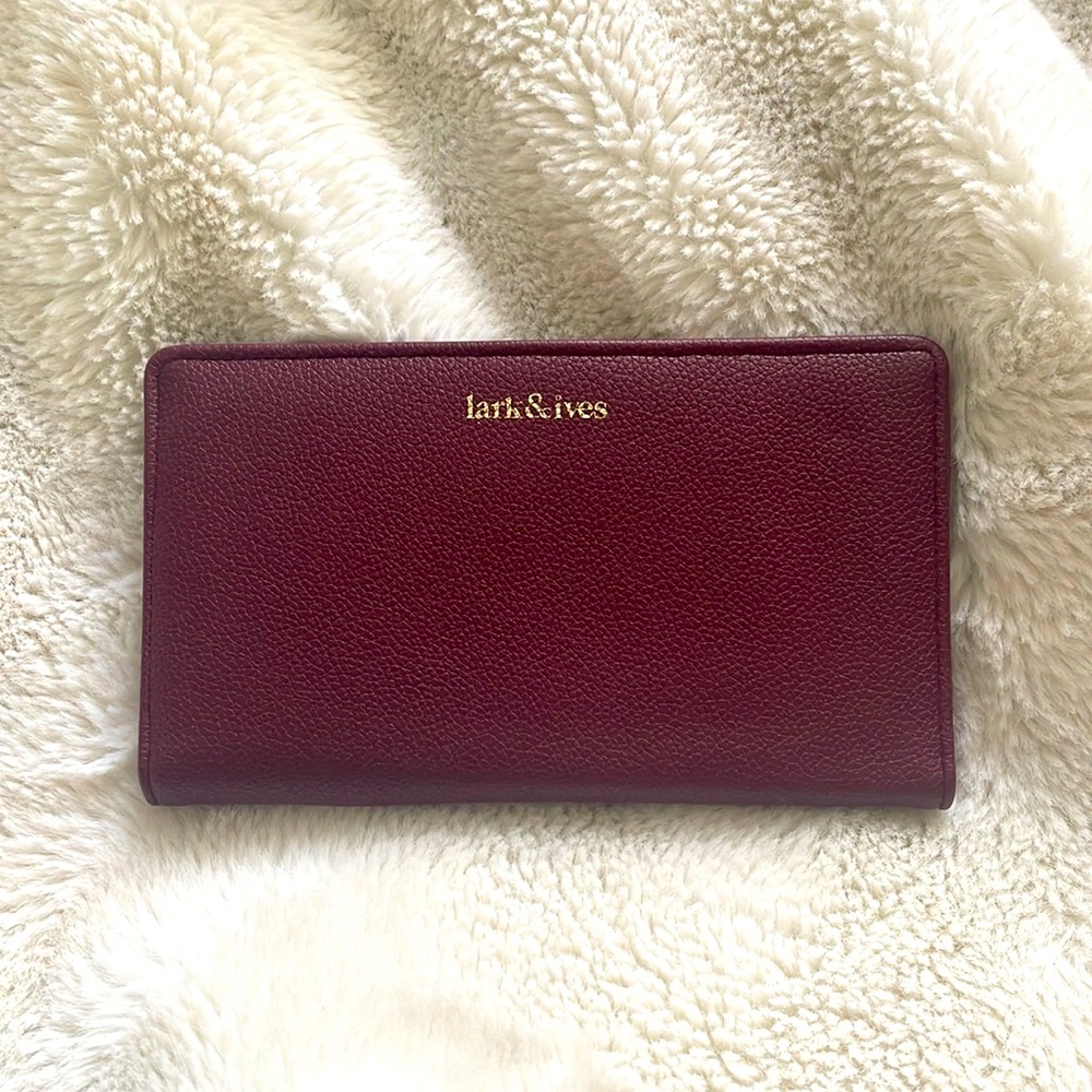Lark & Ives vegan leather wallet
